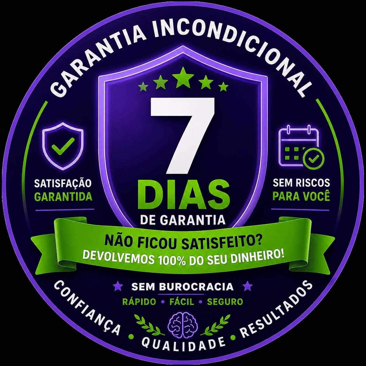Selo de Garantia Incondicional de 7 Dias